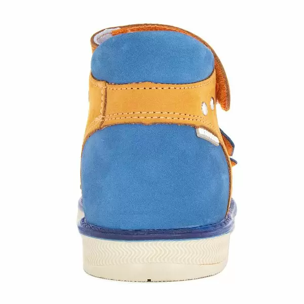 Детские сандалии ORTHOBOOM 25057-10 охра с синим
