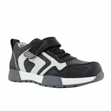 Кожаные кроссовки ORTHOBOOM 33054-03 черный с серым фото 1