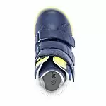 Детские ботинки ORTHOBOOM 81147-15 темно-синий с желтым фото 4
