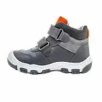 Детские ботинки ORTHOBOOM 87054-02 базальтово-серый с оранжевым фото 2