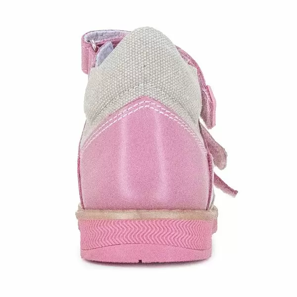 Детские сандалии ORTHOBOOM 27057-02 розовый с бежевым