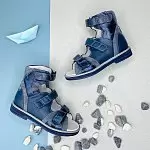 Детские сандалии ORTHOBOOM 71057-15 полуночно-синий фото 2