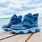 Ботинки ORTHOBOOM 82123-21 мерцающий темно-синий фото 2