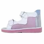 Детские сандалии ORTHOBOOM 47387-13 бело-розовый фото 5