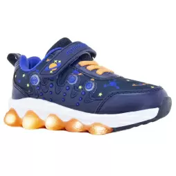 Детские кроссовки ORTHOBOOM 32223-24 синий с оранжевым фото 1