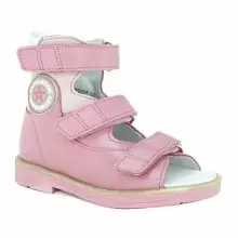 Детские сандалии ORTHOBOOM 71057-01 розовая пудра фото 1