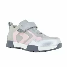 Кожаные кроссовки ORTHOBOOM 33054-03 серый с нежно-розовым фото 1