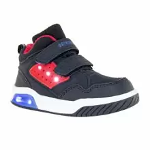 Светящиеся детские кроссовки ORTHOBOOM AIR 30245-11 
графитовый с красным фото 1