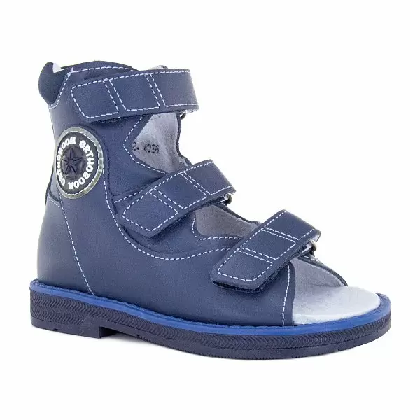 Детские сандалии ORTHOBOOM 71597-33 темно-синий фото 1