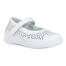 Детские туфли ORTHOBOOM 47397-10 белый с перфорацией фото 1