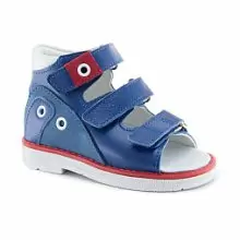 Детские сандалии ORTHOBOOM 43397-5 синий с красным фото 1