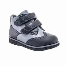 Детские ботинки ORTHOBOOM 83056-01 темный графит фото 1