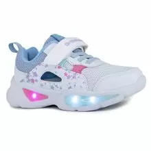 Светящиеся детские кроссовки ORTHOBOOM AIR 32223-21 
ярко-белый с васильковым фото 1