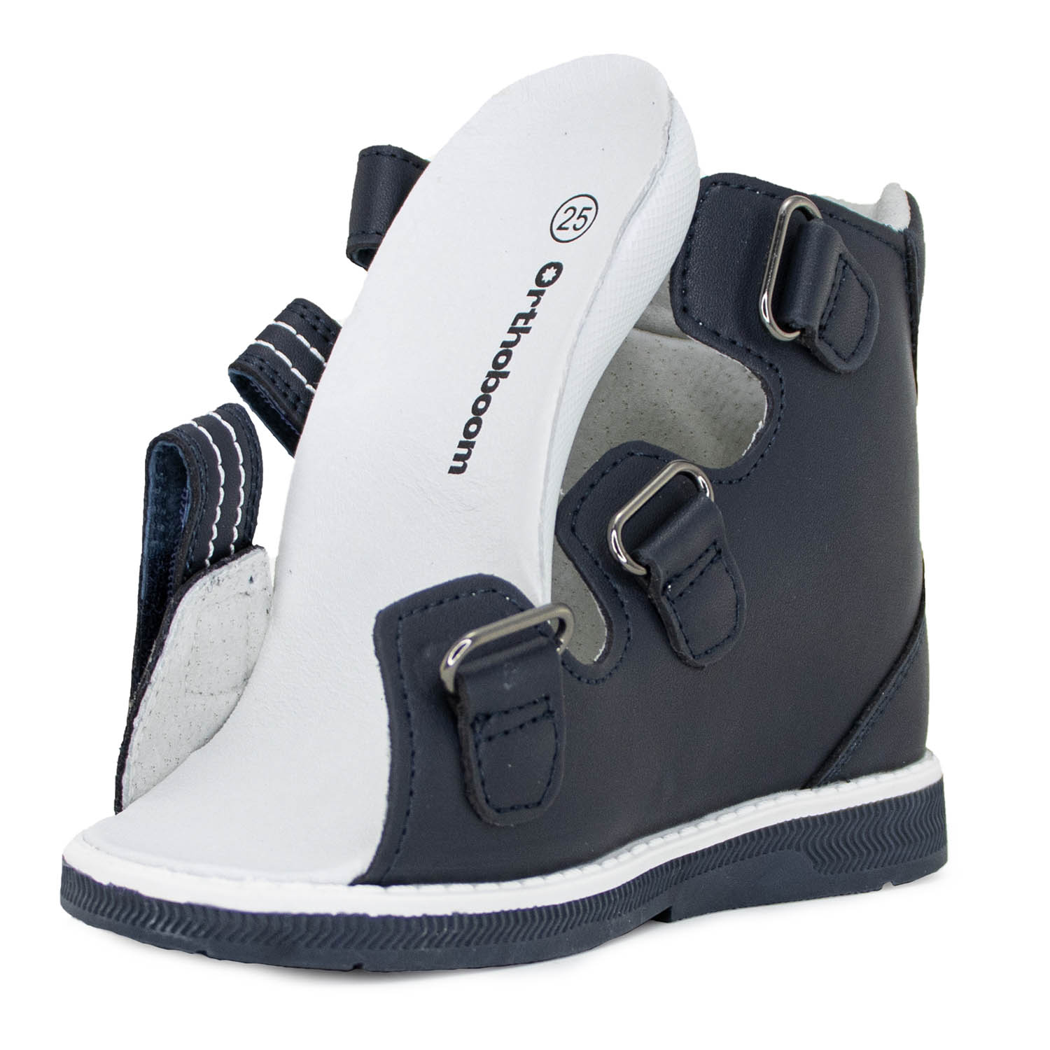 Детские сандалии Orthoboom 71057-06 темно-синий риф фото 4