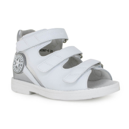 Детские сандалии Orthoboom 43397-5 белый с серебром фото 1
