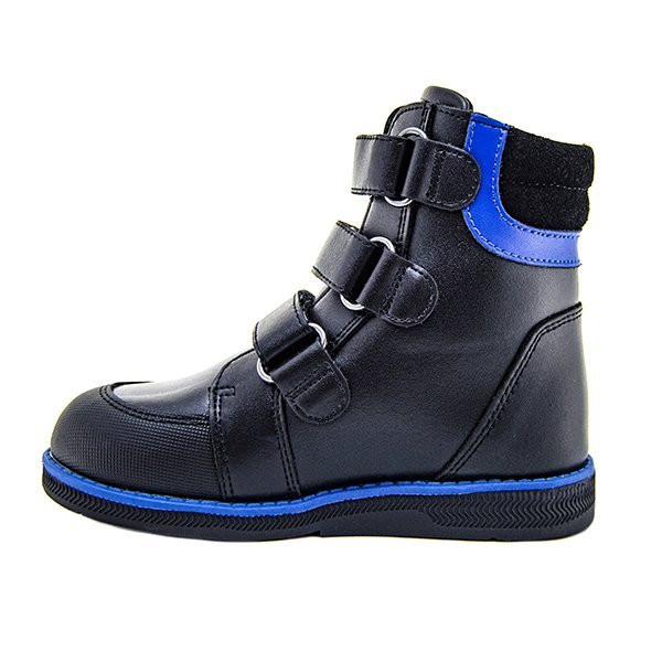 Детские ботинки ORTHOBOOM 87397-35 черный с лазурным