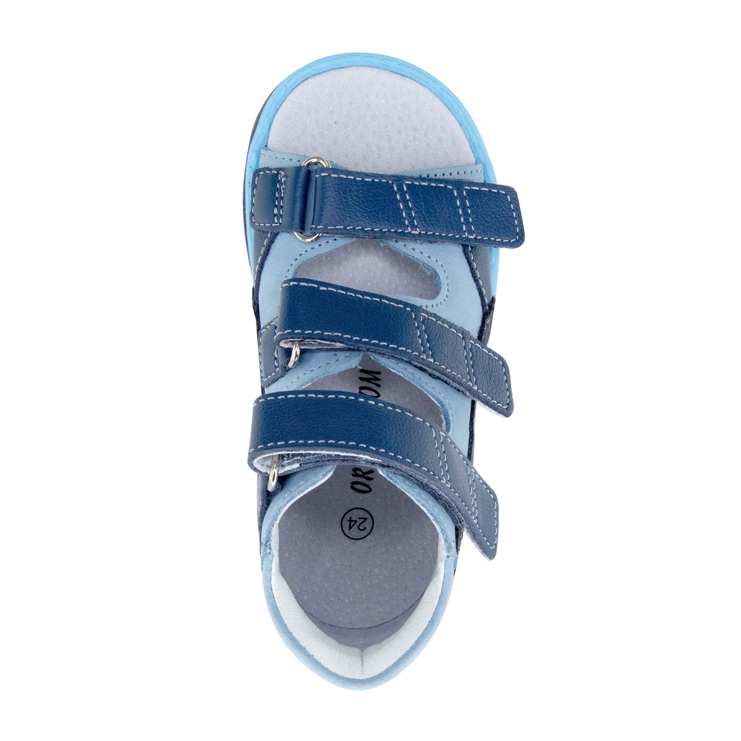 Детские сандалии ORTHOBOOM 25057-07 синий-голубой