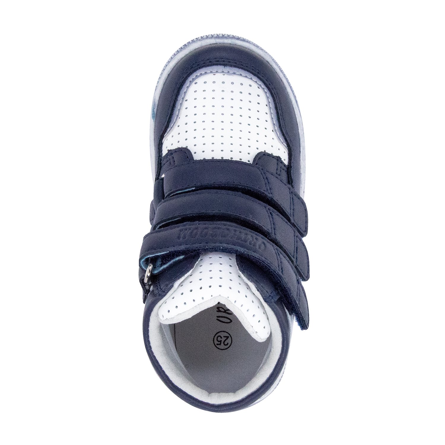Детские ботинки ORTHOBOOM 80123-01 темно-синий с белым