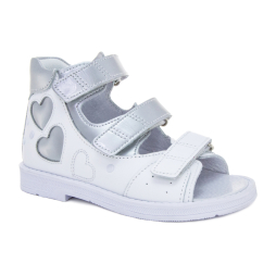 Детские сандалии Orthoboom 43397-4 белый с серебром фото 1