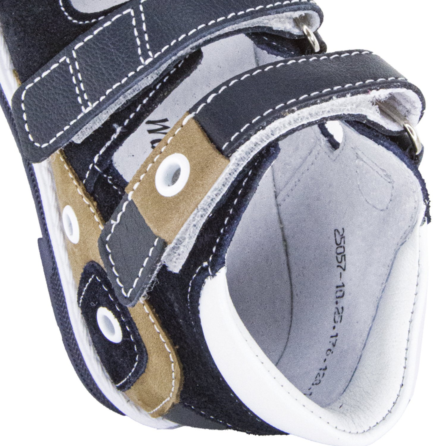 Детские сандалии ORTHOBOOM 25057-10 темно-синий-коричневый