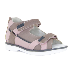 Детские сандалии Orthoboom 27057-07 пыльно-лиловый с розовым фото 1