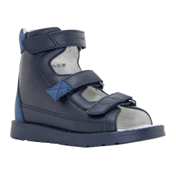 Детские антиварусные сандалии Orthoboom 71057-10 кобальтово-синий фото 1