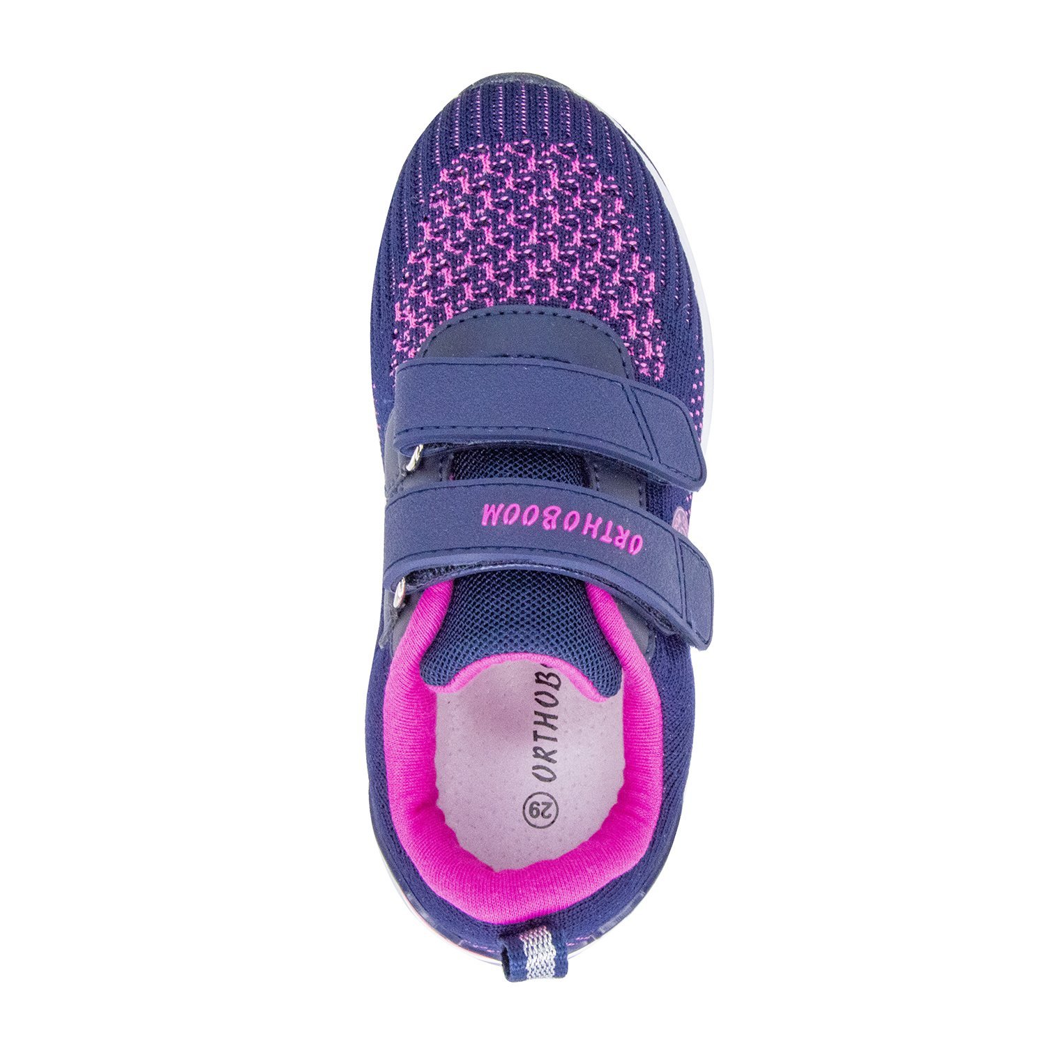 Детские кроссовки ORTHOBOOM 30245-13 темно-синий с розовым