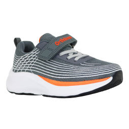 Детские кроссовки Orthoboom 32223-25 серый с оранжевым фото 1