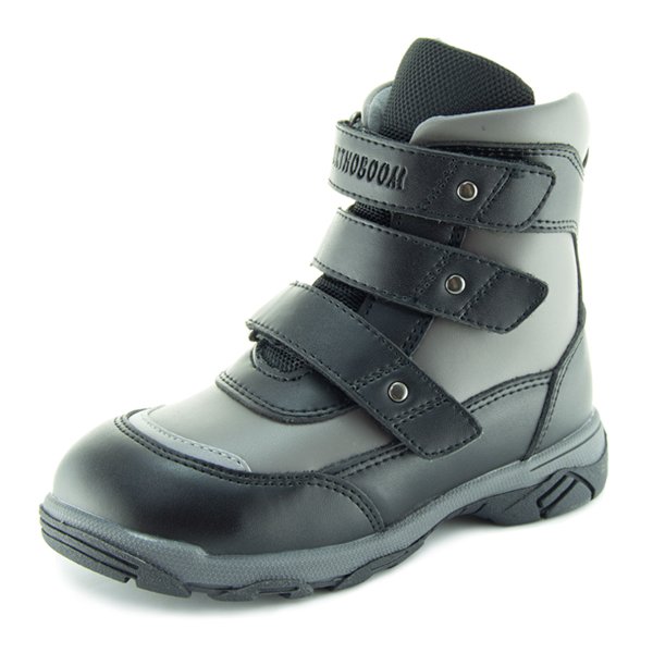 Детские ботинки ORTHOBOOM 83055-03 черный с серым