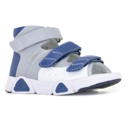 Детские сандалии Orthoboom 27057-10 платиново-сапфировый фото 1