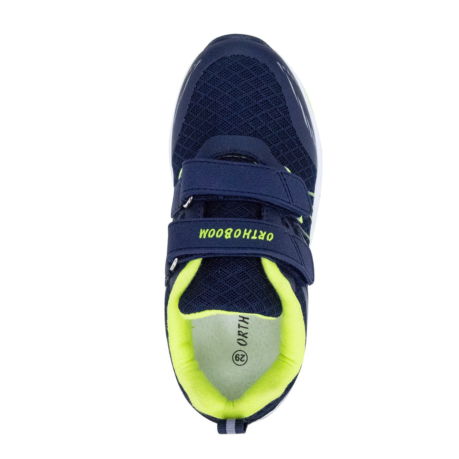 Детские кроссовки ORTHOBOOM 33223-22 темно-синий с зеленым