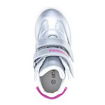 Детские кеды ORTHOBOOM 87036-01 серебристый с розовым фото 5