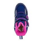 Детские ботинки ORTHOBOOM 80123-04 синий с розовым фото 4