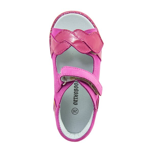 Детские сандалии ORTHOBOOM 27057-09 малиновый