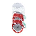 Детские сандалии ORTHOBOOM 43397-4 белый с красным фото 4