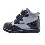 Детские ботинки ORTHOBOOM 83056-01 темный графит фото 2