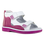 Детские сандалии Orthoboom 47387-13 белый-фуксия