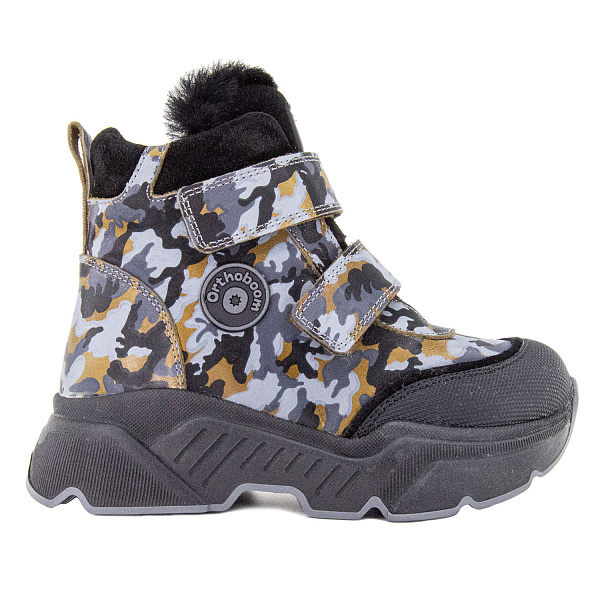 Детские ботинки Orthoboom 88123-42 городской камуфляж