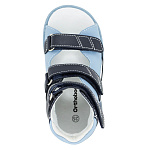 Детские сандалии Orthoboom 71597-33 темно-синий-голубой-белый фото 7