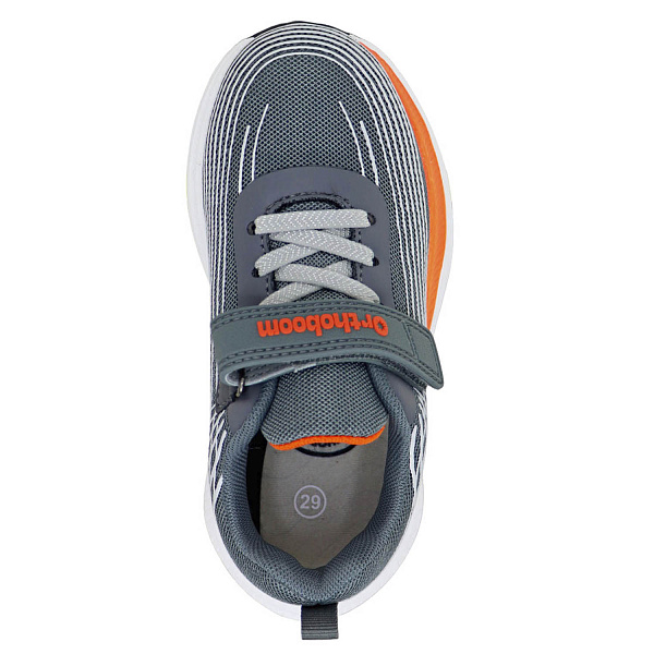Детские кроссовки Orthoboom 32223-25 серый с оранжевым