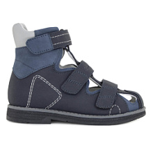 Ортопедические детские ботинки летние 
Orthoboom 81057-02 нордический синий фото 1