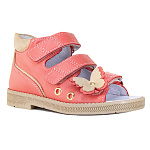Детские сандалии Orthoboom 27057-01 коралловый