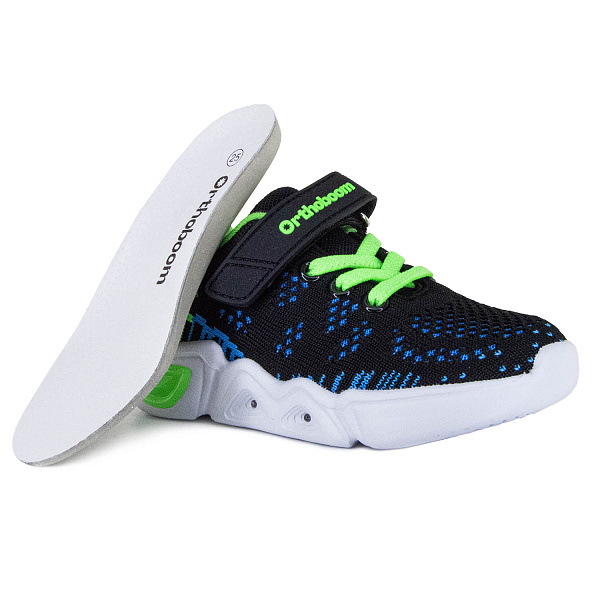 Детские кроссовки Orthoboom 33057-01 ярко-черный