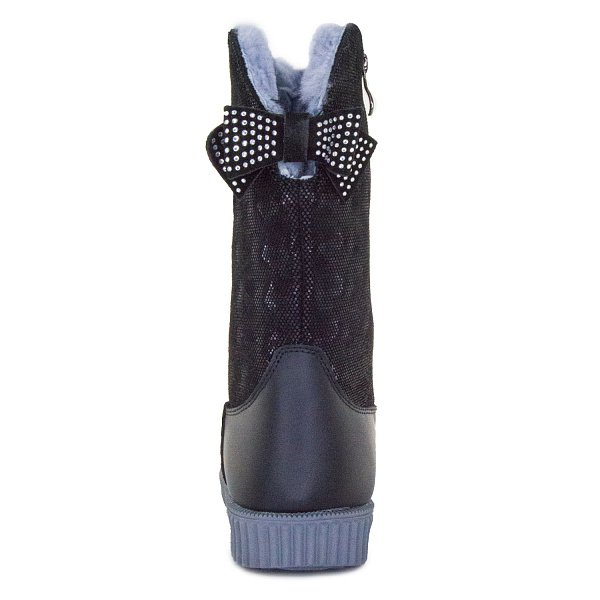 Детские сапоги ORTHOBOOM 55595-19 черный с бантом