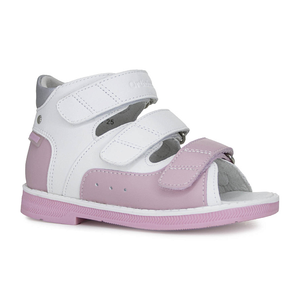 Детские сандалии Orthoboom 27057-13 королевский розовый с белым фото 1