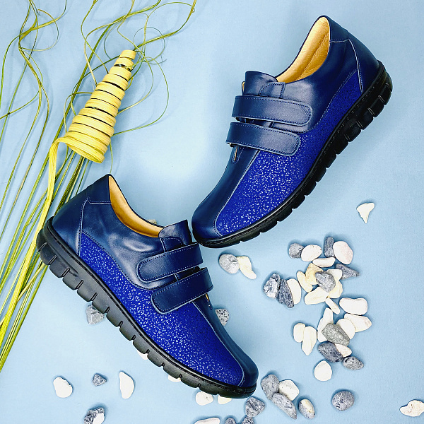 Женские ботинки Orthoboom 47057-12 синий