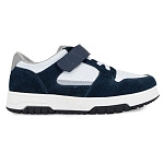 Ортопедические Детские кроссовки Orthoboom 33054-03 синий бархат с белым фото 2