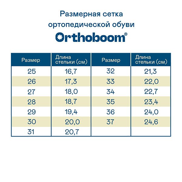 Детские ботинки Orthoboom 80123-01 черно-белая симфония