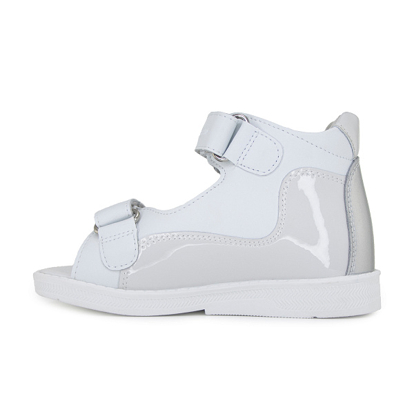 Детские сандалии 47387-13 бело-серый