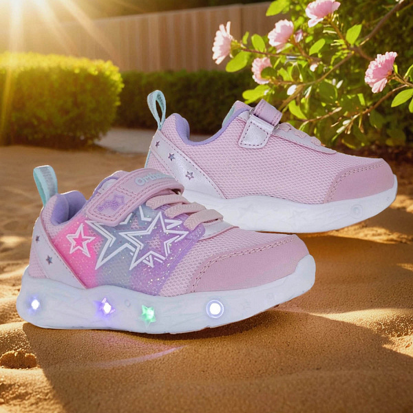 Детские кроссовки 30225-10 звездная пастель